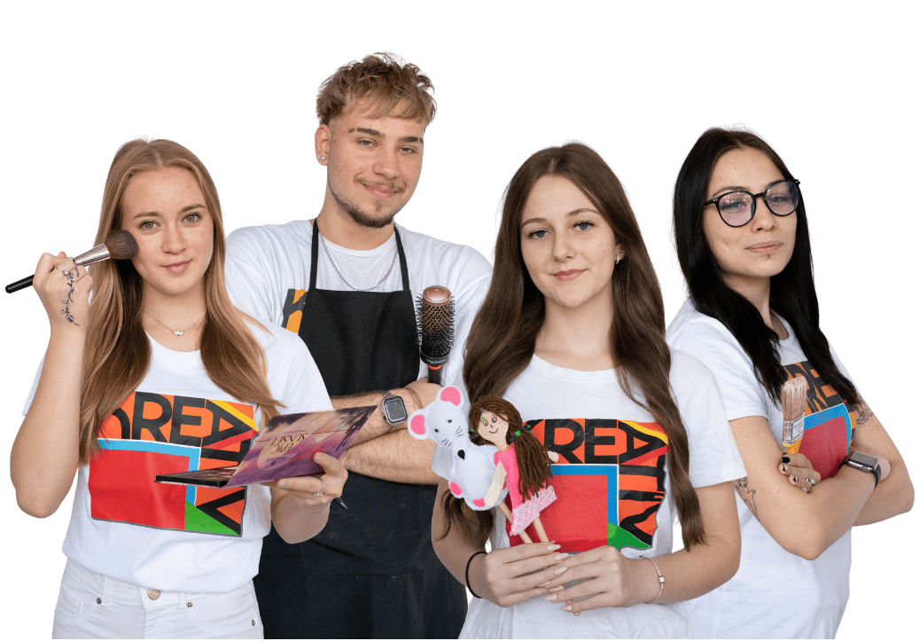A Debreceni SZC Kreatív Technikum négy diákja