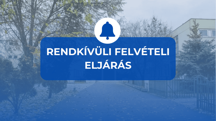 Rendkívüli felvételi eljárás
