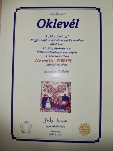 Életmese Kerekes Szilvia Oklevél.jpg